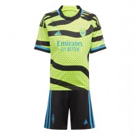 Camisa de time de futebol Arsenal Ben White #4 Replicas 2º Equipamento Infantil 2023-24 Manga Curta (+ Calças curtas)